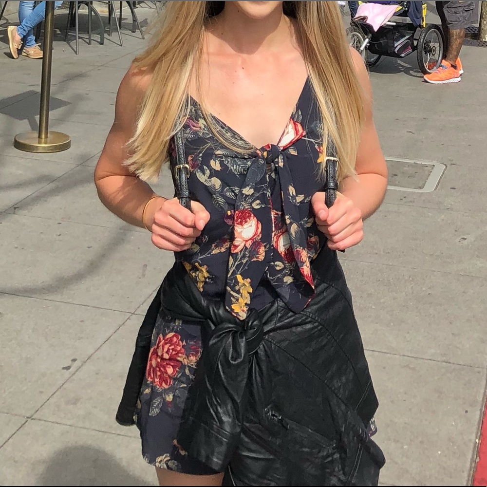Audrey 3+1 floral romper